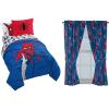 imageJay Franco Marvel Spiderman Webtastic Twin Bed Set and Spidey Daze Drapes Bundle