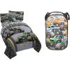 imageJay Franco Monster Jam MJ Life Twin Bed Set and Break Out Pop Up Hamper Bundle
