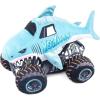 imageJay Franco Monster Jam Plush Stuffed Megalodon Pillow Buddy  Super Soft Polyester Microfiber 16 inches