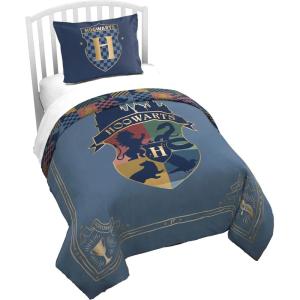 imageJay Franco Duvet Cover Set  3 Piece Comforter Cover and Sham Set Super Soft Cozy Kids Bedding Insert Not Included Grey  Teenage Mutant Ninja Turtles TwinBlue  Harry Potter