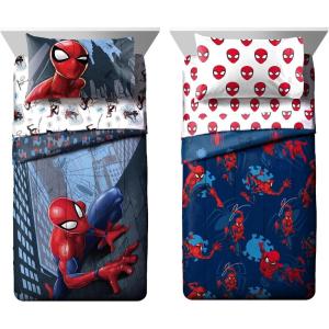imageJay Franco Spiderman Crawl and Spidey Daze 8 Piece Twin Bed Set Bundle