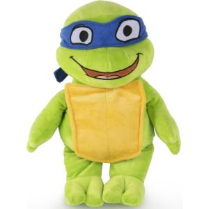 imageJay Franco Weighted Nickelodeon Teenage Mutant Ninja Turtles Raphael Plush Pillow Buddy  Super Soft Turtle Tots Character Pillow  Polyester Microfiber 17 Inches 25lbsBlue  Leonardo