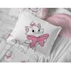 imageDisney Aristocats Marie Queen Size Satin Comforter Set  7 Piece Bedding Includes Sheet Set ampamp Pillow Covers  Super Soft Silky Cozy Bedding
