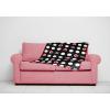 imageEmily in Paris Plush Throw Blanket  Measures 40 x 50 Inches  Black and White Polka Dot Super Soft Lightweight Fleece Bedding