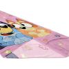 imageJay Franco Bluey ampamp Bingo Beach Towel  Pink Kids Super Soft ampamp Absorbent 100 Cotton Towel for Bath and Pool Measures 28 x 59