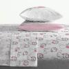 imageJay Franco Disney Aristocats Marie Queen Size Sheet Set  Super Soft 4 Piece Bedding Set  Microfiber Sheets Includes Reversible Pillow Covers