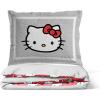 imageJay Franco Duvet Cover Set  3 Piece Comforter Cover and Sham Set Super Soft Cozy Bedding Insert Not Included Grey  Hello Kitty QueenGrey  Hello Kitty