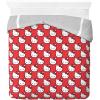 imageJay Franco Duvet Cover Set  3 Piece Comforter Cover and Sham Set Super Soft Cozy Bedding Insert Not Included Grey  Hello Kitty QueenGrey  Hello Kitty