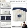 imageJay Franco Harry Potter Queen Size Comforter Set  Marauders Map 7 Piece Bedding Includes Sheet Set ampamp Pillow Covers  Super Soft Hogwarts Bedding