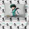 imageJay Franco My Hero Academia Twin Size Sheet Set  Super Soft 3 Piece Bedding Set  Anime Microfiber Sheets Includes Reversible Pillow Covers