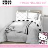 imageJay Franco Sanrio Hello Kitty Full Size Comforter Set 7 Piece Black ampamp White Bedding Includes Sheet Set ampamp Pillow Covers  Super Soft Cozy Kawaii Bedding