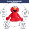 imageJay Franco Sesame Street Elmo Fuzzy Plush Pillow Buddy  Super Soft Stuffed Pillow  19 inches