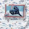 imageJay Franco Star Wars The Mandalorian Curious Child Twin Sheet Set  3 Piece Set Super Soft and Cozy Kids Bedding Features The Child Baby Yoda  Fade Resistant Microfiber SheetsWhite  Star Wars