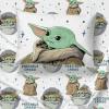 imageJay Franco Star Wars The Mandalorian Curious Child Twin Sheet Set  3 Piece Set Super Soft and Cozy Kids Bedding Features The Child Baby Yoda  Fade Resistant Microfiber SheetsWhite  Mandalorian