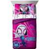 imageMarvel Spiderman Spidey VS 5 Piece Twin Size Bed Set  Includes Comforter ampamp Sheet Set Bedding  Super Soft Fade Resistant Microfiber Official ProductPink  Spidey  Friends