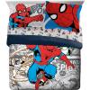 imageMarvel Spiderman Spidey VS 5 Piece Twin Size Bed Set  Includes Comforter ampamp Sheet Set Bedding  Super Soft Fade Resistant Microfiber Official ProductGrey  Spiderman