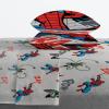imageMarvel Spiderman Spidey VS 5 Piece Twin Size Bed Set  Includes Comforter ampamp Sheet Set Bedding  Super Soft Fade Resistant Microfiber Official ProductGrey  Spiderman