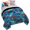 imageMarvel Spiderman Spidey VS 5 Piece Twin Size Bed Set  Includes Comforter ampamp Sheet Set Bedding  Super Soft Fade Resistant Microfiber Official ProductBlue  Spiderman