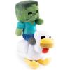 imageMinecraft Chicken Jockey Plush Pillow Buddy  Super Soft Gamer Stuffed Animal Polyester Microfiber 20 Inches