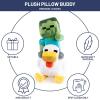 imageMinecraft Chicken Jockey Plush Pillow Buddy  Super Soft Gamer Stuffed Animal Polyester Microfiber 20 Inches