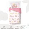 imageSaturday Park That Girl Lay Lay Princess Twin Duvet Cover ampamp Sham Set  2 Piece 100 Organic Cotton Duvet Set  GOTS ampamp OekoTEX Certified Nickelodeon OfficialPink  Rainbow