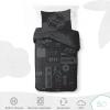 imageSaturday Park That Girl Lay Lay Princess Twin Duvet Cover ampamp Sham Set  2 Piece 100 Organic Cotton Duvet Set  GOTS ampamp OekoTEX Certified Nickelodeon OfficialBlack  Star Wars