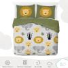 imageSaturday Park That Girl Lay Lay Princess Twin Duvet Cover ampamp Sham Set  2 Piece 100 Organic Cotton Duvet Set  GOTS ampamp OekoTEX Certified Nickelodeon OfficialGrey  Safari