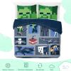 imageSaturday Park That Girl Lay Lay Princess Twin Duvet Cover ampamp Sham Set  2 Piece 100 Organic Cotton Duvet Set  GOTS ampamp OekoTEX Certified Nickelodeon OfficialGray  Minecraft