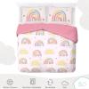 imageSaturday Park That Girl Lay Lay Princess Twin Duvet Cover ampamp Sham Set  2 Piece 100 Organic Cotton Duvet Set  GOTS ampamp OekoTEX Certified Nickelodeon OfficialPink  Rainbow