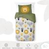 imageSaturday Park That Girl Lay Lay Princess Twin Duvet Cover ampamp Sham Set  2 Piece 100 Organic Cotton Duvet Set  GOTS ampamp OekoTEX Certified Nickelodeon OfficialGrey  Safari