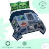 imageSaturday Park That Girl Lay Lay Princess Twin Duvet Cover ampamp Sham Set  2 Piece 100 Organic Cotton Duvet Set  GOTS ampamp OekoTEX Certified Nickelodeon OfficialGray  Minecraft