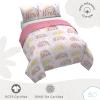 imageSaturday Park That Girl Lay Lay Princess Twin Duvet Cover ampamp Sham Set  2 Piece 100 Organic Cotton Duvet Set  GOTS ampamp OekoTEX Certified Nickelodeon OfficialPink  Rainbow