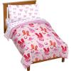 imageCowgirl Boots ampamp Bows Comforter Set for Toddler Bed Frame  4 Piece Bedding Includes Sheet Set Pillow Covers  Super Soft Cozy Pink Disco Bedding