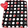 imageEmily in Paris Throw Blanket and Pillow Set  40 x 50 Inch Lightweight Travel Throw ampamp Heart Pillow Super Soft 2 Piece Bedding Set