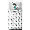 imageJay Franco My Hero Academia Twin Size Sheet Set  Super Soft 3 Piece Bedding Set  Anime Microfiber Sheets Includes Reversible Pillow Covers
