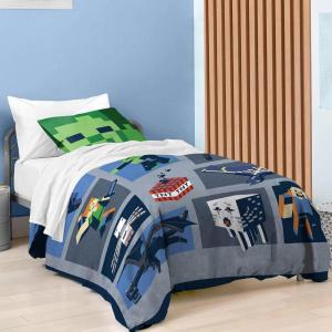 imageSaturday Park That Girl Lay Lay Princess Twin Duvet Cover ampamp Sham Set  2 Piece 100 Organic Cotton Duvet Set  GOTS ampamp OekoTEX Certified Nickelodeon OfficialGray  Minecraft