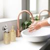 imageHarry Potter Bathroom Soap Dispenser Set  2 Piece Gold Hogwarts Crest Collection Includes Resin Lotion Pump and Tumbler Cup  Bathroom Dcor