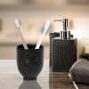 imageJay Franco Disney Minnie Mouse Bathroom Tumbler  Pink Resin ToothbrushPencil Holder  Kids Bathroom AccessoryBlack  Nightmare Before Christmas