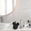 imageJay Franco Hello Kitty Organizer Set  4 Piece Pink Accessories Includes Resin Tumbler Soap Dispenser Soap Dish and Toothbrush Holder  Bathroom DcorMulti  Mickey Mouse