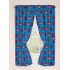 imageJay Franco Kids Window Drapes  4 Piece Curtain Set Includes 2 Tiebacks Beautiful Bedding Room Dcor and Easy Set Up Blue  Super Hero Adventures 63 Inch