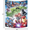 imageJay Franco Marvel Avengers Assemble Tapestry  50 x 60 Inch Wall Hanging  Kids Room Dcor Official Marvel Product