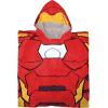 imageJay Franco Marvel Super Hero Adventures Iron Man Kids BathPoolBeach Hooded Poncho  Super Soft ampamp Absorbent Cotton Towel Measures 22 x 22 Inches Official Marvel Product