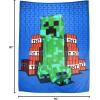 imageJay Franco Minecraft SSSS Tapestry  60 x 80 Inch Wall Hanging Features Creeper Kids Room Dcor Official Minecraft Product