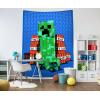 imageJay Franco Minecraft SSSS Tapestry  60 x 80 Inch Wall Hanging Features Creeper Kids Room Dcor Official Minecraft Product