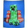imageJay Franco Minecraft SSSS Tapestry  60 x 80 Inch Wall Hanging Features Creeper Kids Room Dcor Official Minecraft Product