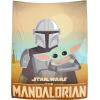 imageJay Franco Star Wars The Mandalorian Hes with Me Tapestry  60 x 80 Inch Wall Hanging Features Baby Yoda Grogu  Kids Room Dcor Official Star Wars Product