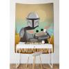 imageJay Franco Star Wars The Mandalorian Hes with Me Tapestry  60 x 80 Inch Wall Hanging Features Baby Yoda Grogu  Kids Room Dcor Official Star Wars Product