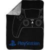 imagePlayStation Vintage Hardware Throw Gamer Blanket  Measures 46 x 60 inches Kids Bedding  Fade Resistant Super Soft Fleece Official ProductBlack