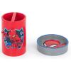 imageJay Franco Disney Minnie Mouse Bathroom Accessories  2 Piece Pink Resin Bathroom Dcor and Storage Set Includes Toothbrush Holder and Soap Dish SetRed  Spiderman