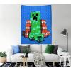 imageJay Franco Minecraft SSSS Tapestry  60 x 80 Inch Wall Hanging Features Creeper Kids Room Dcor Official Minecraft Product